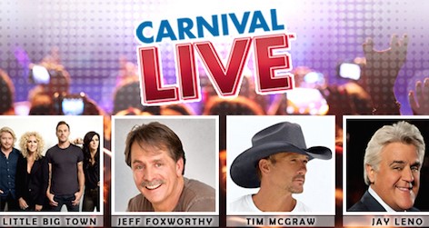 Carnival LIVE announces 2017 lineup with music, comedy