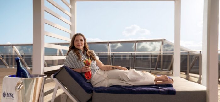 Drew Barrymore Named Godmother of New MSC World America