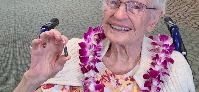 World War II Navy Nurse Visits Pearl Harbor on Holland America Cruise to Present Bullet That Once Rested in Her Husband’s Heart