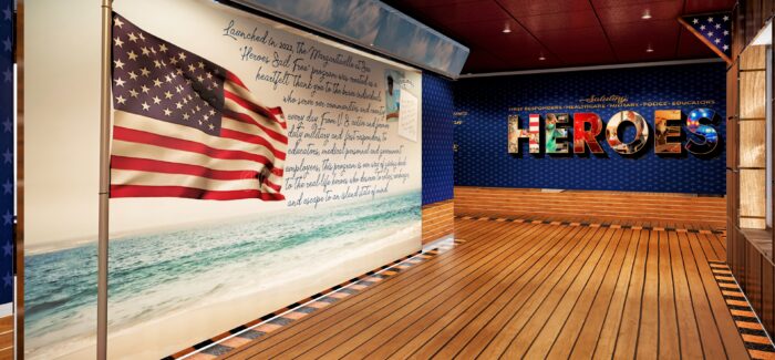 Margaritaville at Sea Celebrates ‘Heroes Month’ With Many Tributes Plus First Look at New Heroes Hall