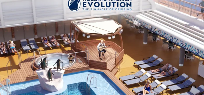 Holland America Evolution Adds New Pool Bandstands on Oosterdam and Zuiderdam