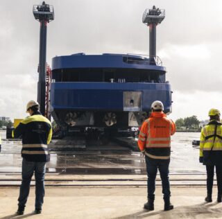 First Ship in Celebrity River Cruises Fleet, Celebrity Compass Completes Float Out