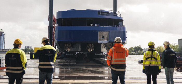 First Ship in Celebrity River Cruises Fleet, Celebrity Compass Completes Float Out